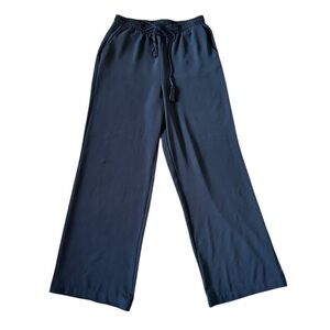 LAUNDRY by Shelli Segal black elastic waist loose fit lounge casual pants M Long